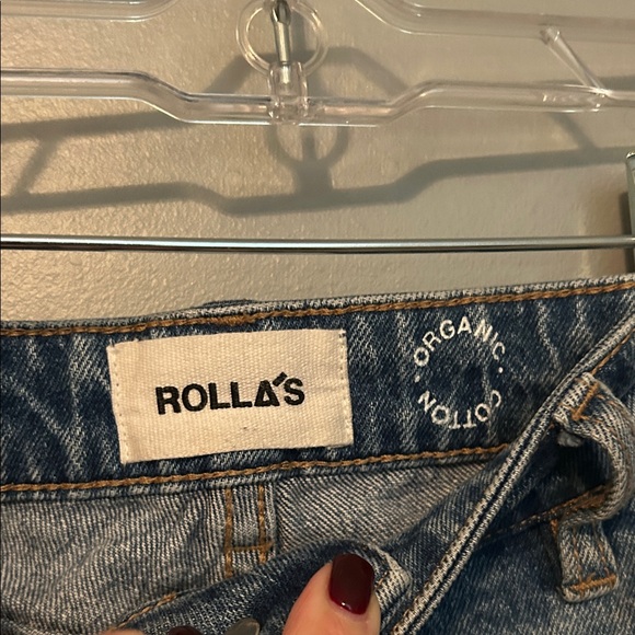 ROLLA'S Free People Classic Blue Flare Jeans - Picture 4 of 8